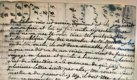Lettre de Catherine Girard, 19 décembre 1784