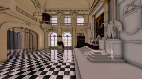 Modélisation 3D de la quatrième chapelle du château de Versailles